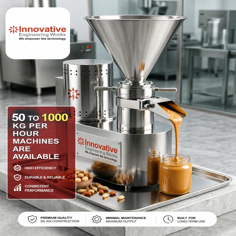 Colloid Mill Machine - Capacity: 1000 Liter/Day