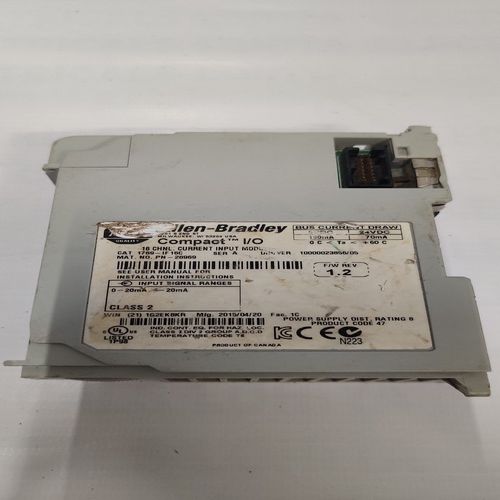 ALLEN BRADLEY 1769 IF16C COMPACT I O 16 CHNL CURRENT INPUT MODULE SER A