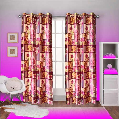 Multicolor 3D Printed Long Curtains