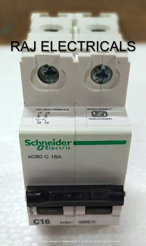 SCHNEIDER 16 AMP 2 POLE MCB