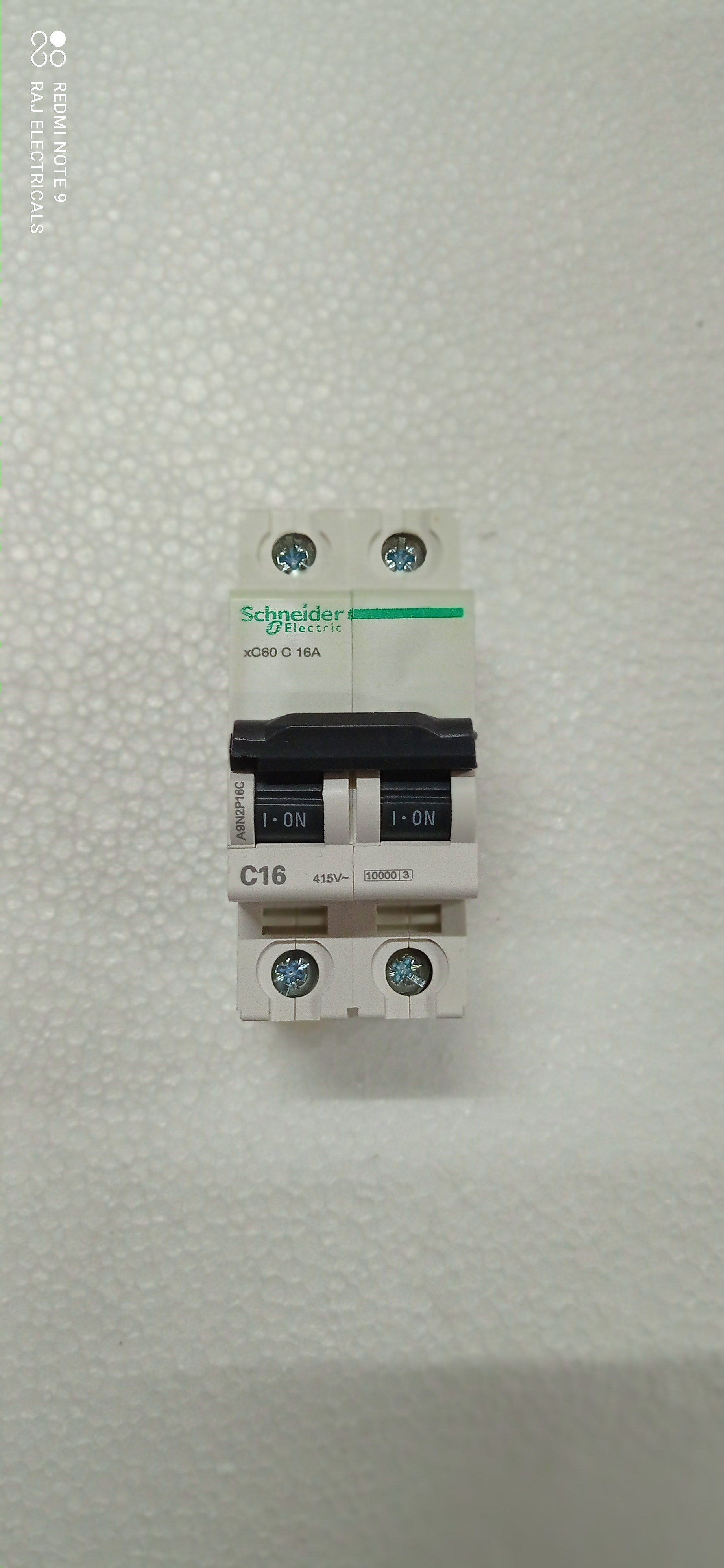 SCHNEIDER 16 AMP 2 POLE MCB