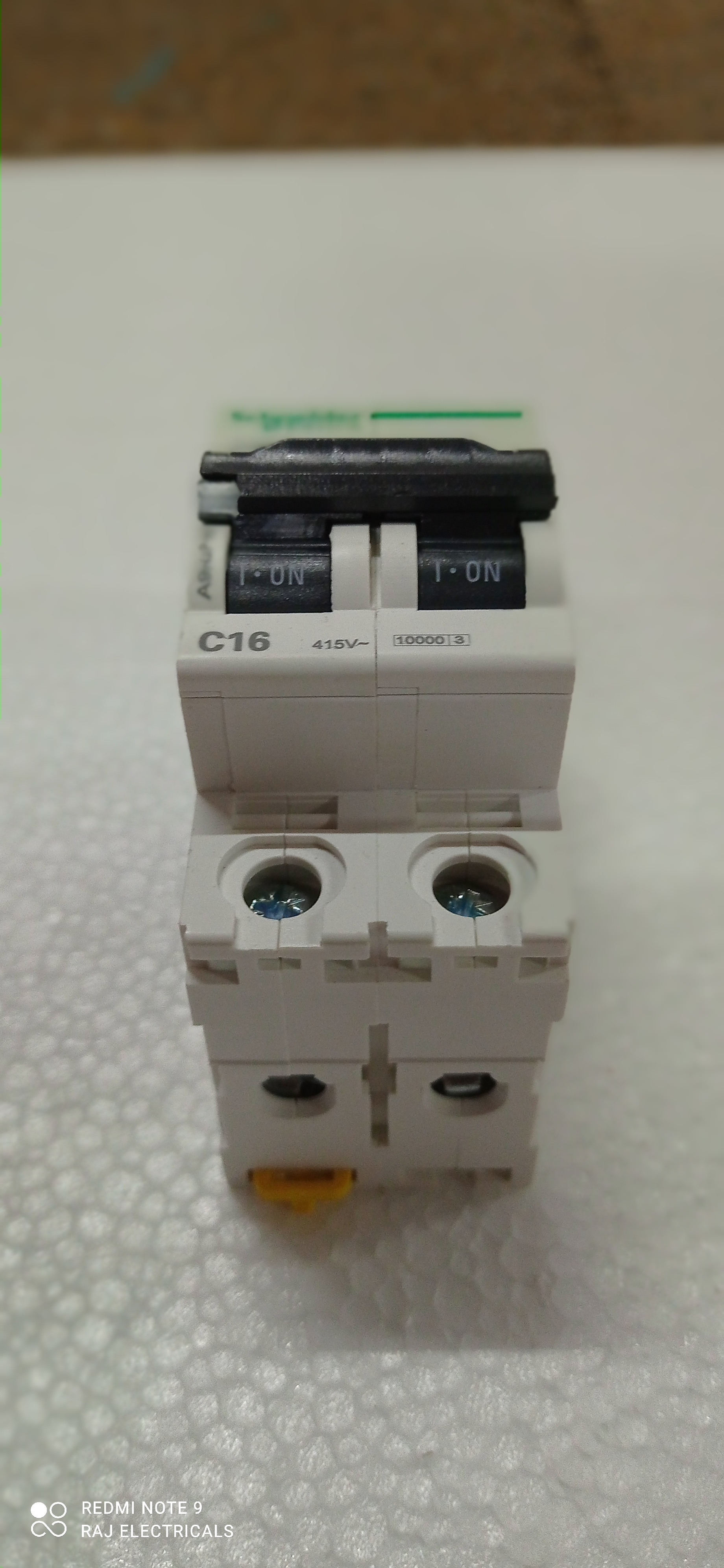 SCHNEIDER 16 AMP 2 POLE MCB