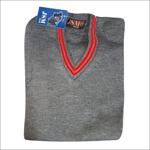 School V Neck Sweater - Soft Cotton Blend Unisex Sizes for All Grades | Washable Design for High School Middle School and Primary School Uniforms