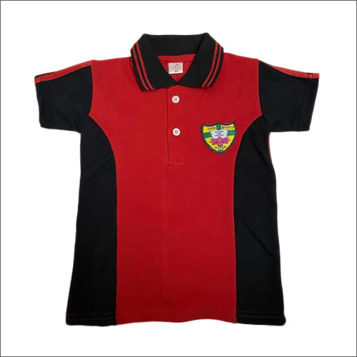 School Half Sleeves T Shirt Age Group: Kids