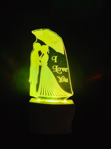 Modern Svkd 3d Illusion I Love You Couple Night Lamp