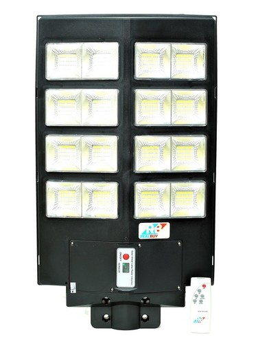 REALBUY Solar LED Street Light 280W with Remote Control and Motion Sensor