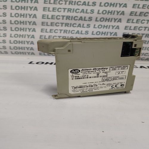 ALLEN BRADLEY 1769 OF2 COMPACT I O 2 CHNL ANALOG INPUT MODULE SER B