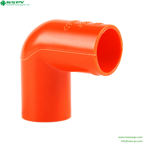 Solid PVC 25mm Elbow PVC Fittings PVC 90 Degree Elbow