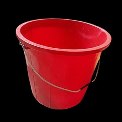 Water Bucket - Color: Red