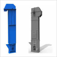 Industrial Bucket Elevator - Mild Steel, 1-2 Ton Capacity, 10 Mts/min Speed | Semi-automatic, 15 Mtr Height, Canvas Belt