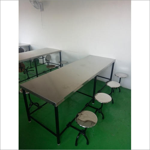 8 Seater Canteen Table