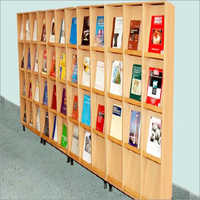 Wooden Library Shelves - Color: Brown