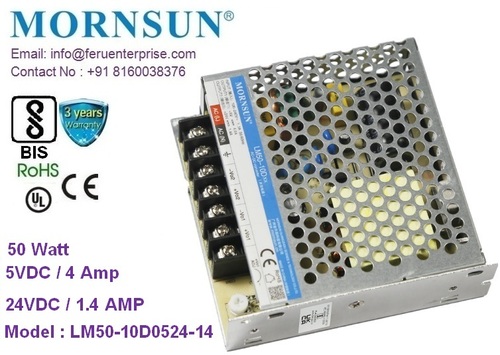 LM50-10D0524-14 MORNSUN SMPS Power Supply