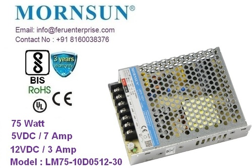LM75-10D0512-30 MORNSUN SMPS Power Supply