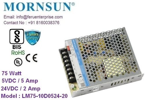 LM75-10D052420 MORNSUN SMPS Power Supply