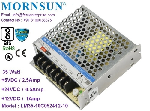 LM35 10C052412 10 MORNSUN SMPS Power Supply