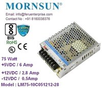 LM75-10C051212-28 MORNSUN SMPS Power Supply