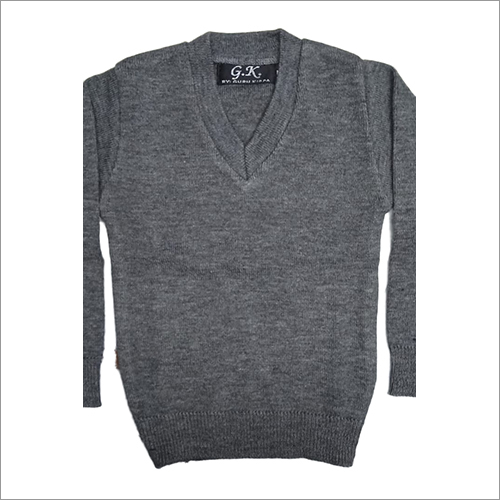 Kids Grey School Sweater