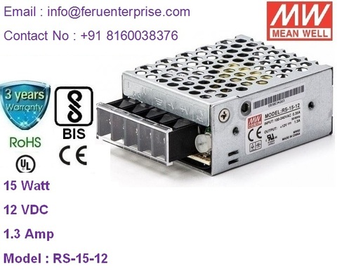 RS-15-12 MEANWELL SMPS Power Supply