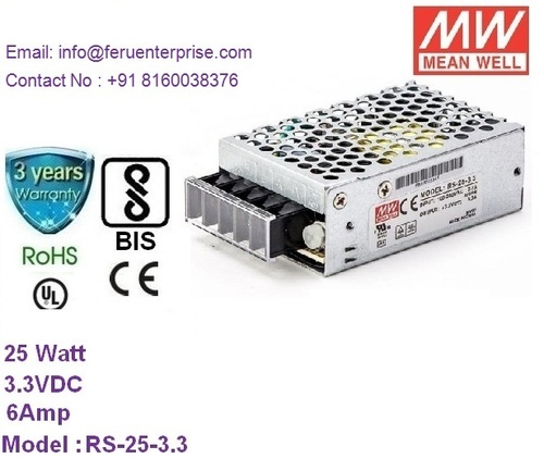 RS-25-3.3 MEANWELL SMPS Power Supply