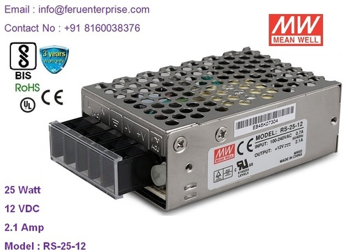 RS-25-12 MEANWELL SMPS Power Supply