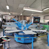 Automatic T Shirt Printing Machine - Ms Material, Standard Size, 240 V Voltage | 250 Pieces/hour Capacity, 1 Year Warranty, Semi-automatic Grade, Color Printing