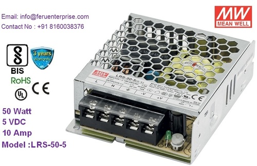 LRS-50-5 MEANWELL SMPS Power Supply