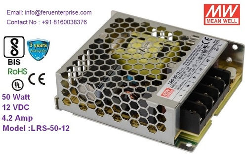 LRS-50-12 MEANWELL SMPS Power Supply