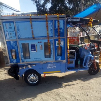 E-Rickshaw Portable Water Vending Machine By PLIZMA TECHNOLOGY