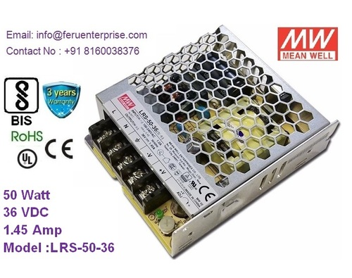 LRS-50-36 MEANWELL SMPS Power Supply