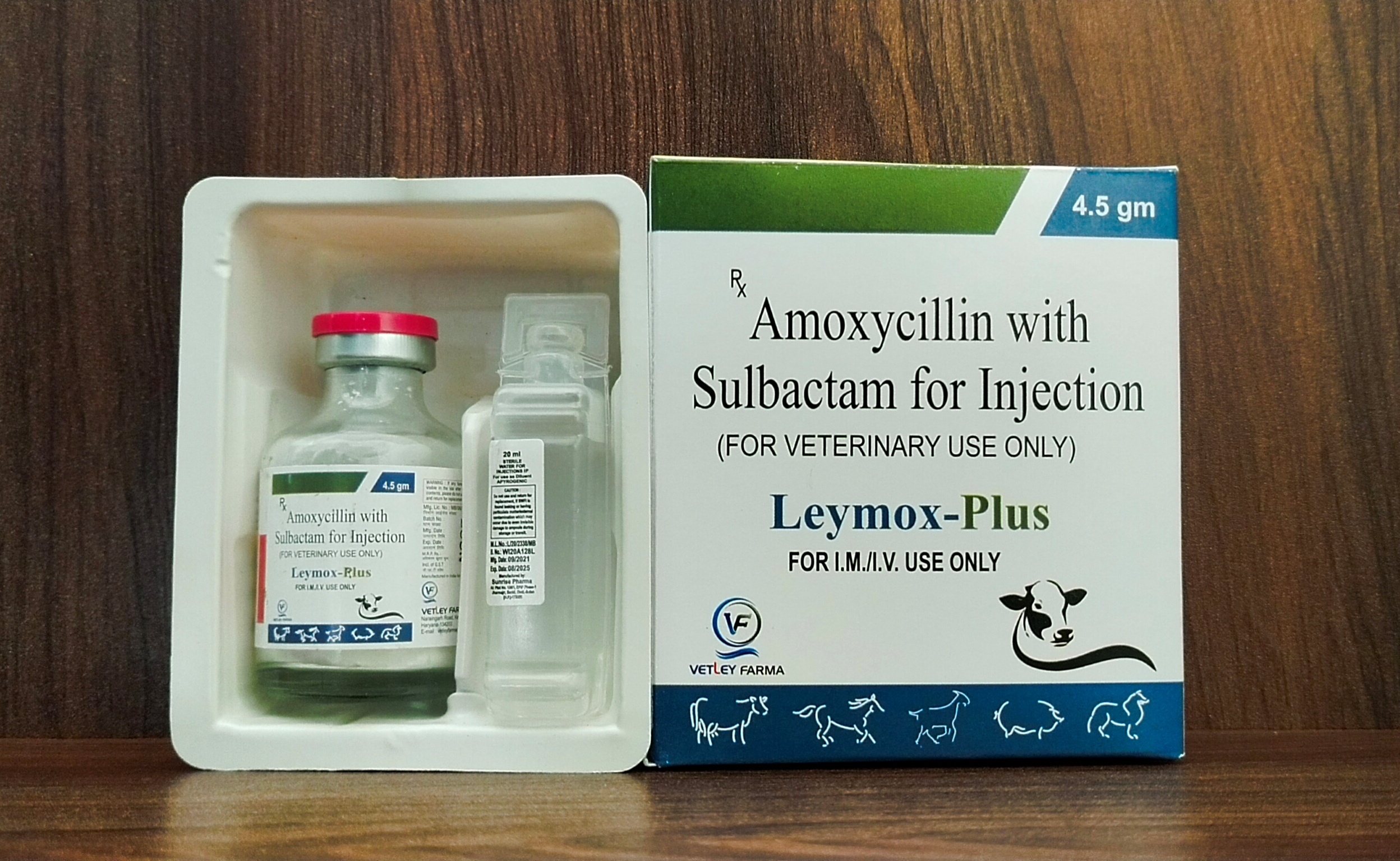 Amoxycillin with Sulbactam 4500 mg in pcd franchise