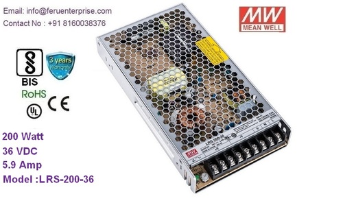 LRS-200-36 MEANWELL SMPS Power Supply