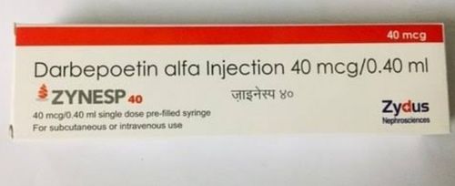 Zynesp 40mcg Injection Ingredients: Darbepoetin