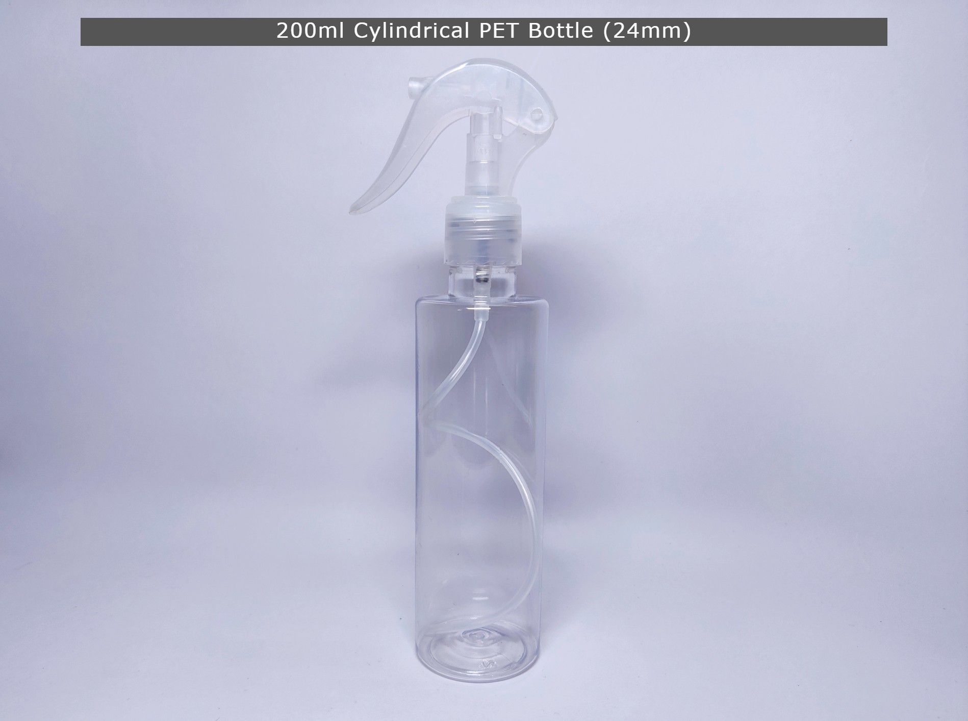 Cylindrical Pet Bottle with Lotion Pump