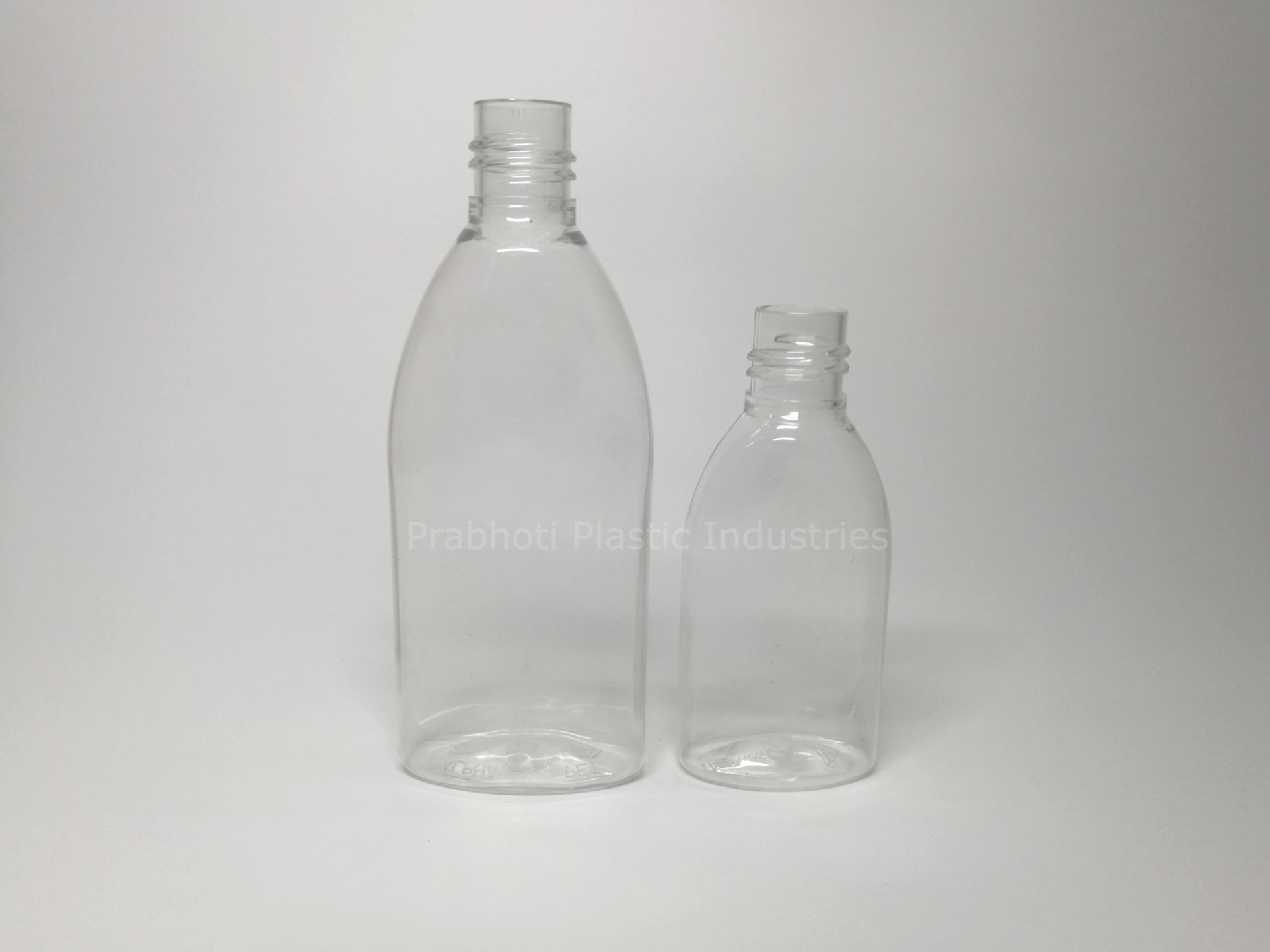 Flat Shape PET Bottle