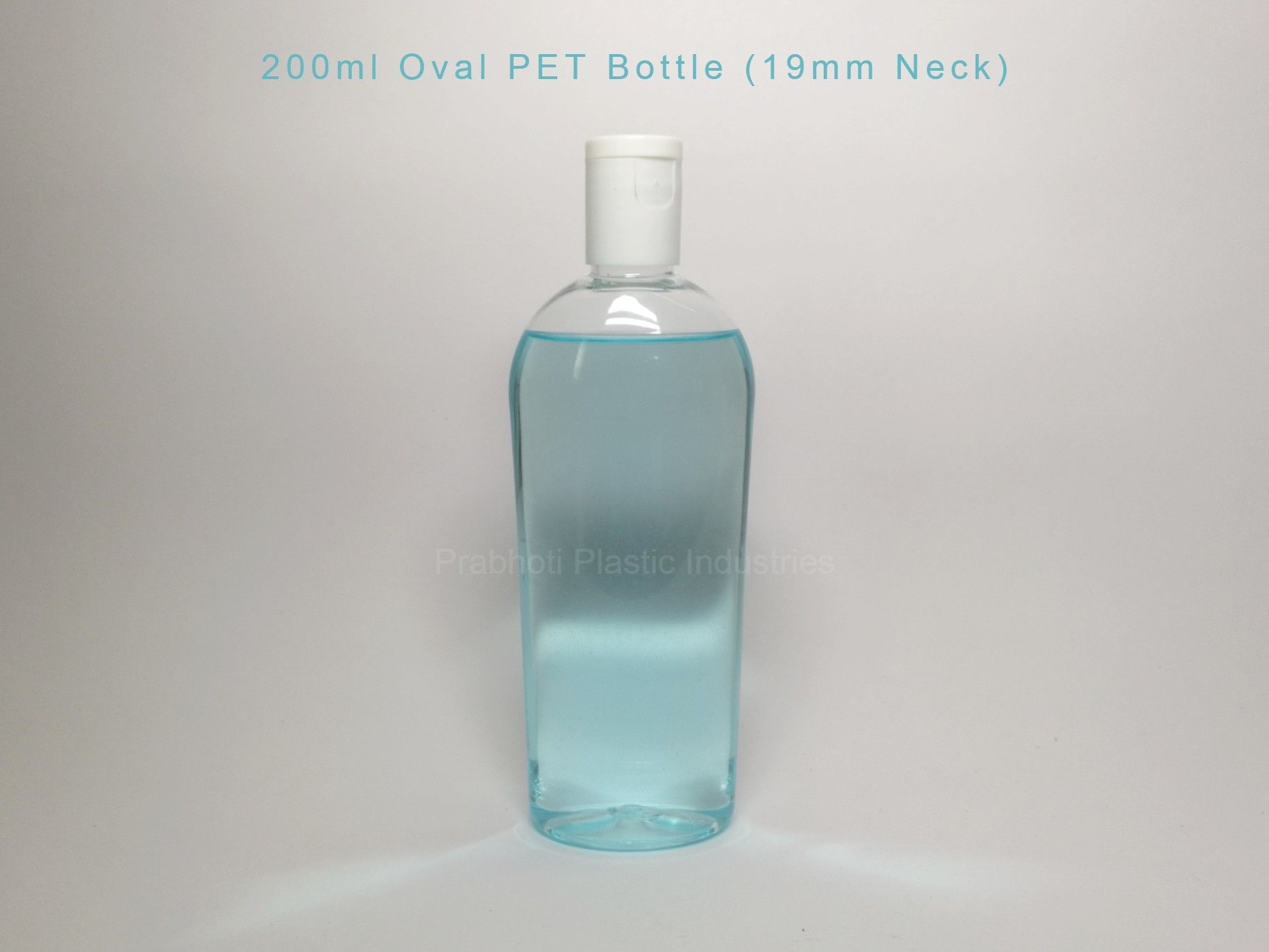 Flat Shape PET Bottle for Hair oil