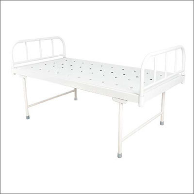 1900x930x610 mm Plain Bed With Ms Foot And Head Bows