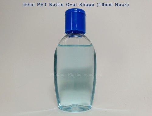 Oval Shaped Hand Sanitizer Pet Bottles Capacity: 50 Milliliter (Ml)