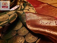 pure kanjivaram silk saree of bridal