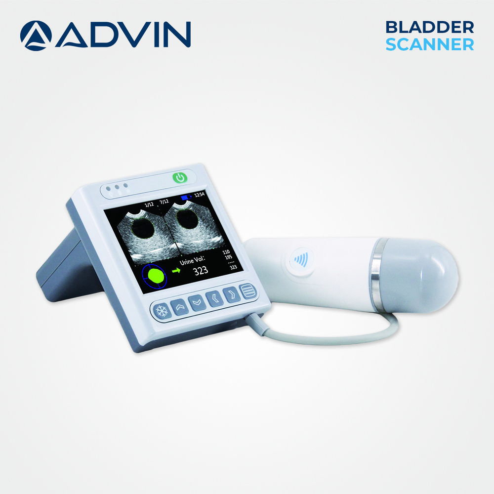 Palm Bladder Scanner - Advanced Ultrasound Technology, USB Interface for Data Transfer, Lightweight and Portable Design, 8-Color LC TFT Screen, User-Friendly Software