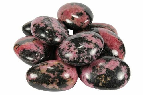Rodhonite palm stones