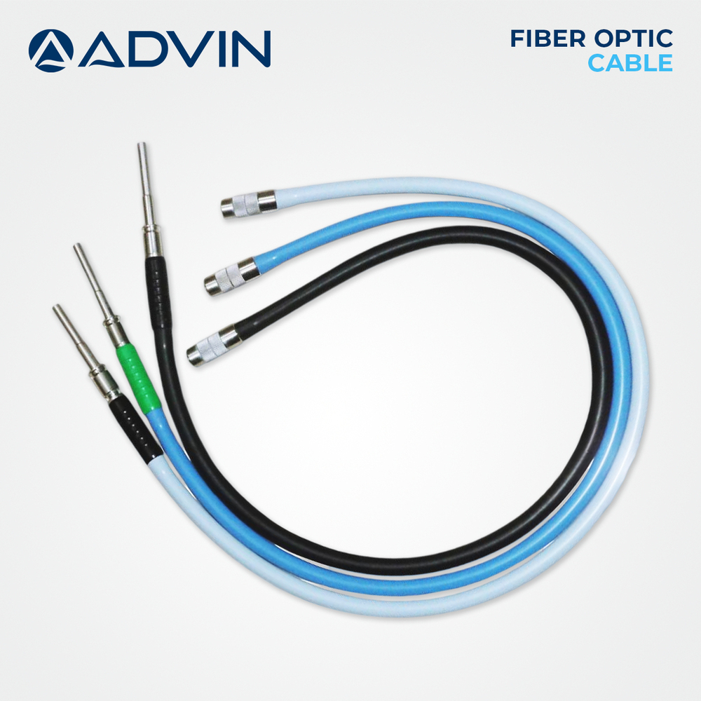 Medical Optical Fiber Optic Cable - Autoclavable Medical Grade Material, 40 Microns Diameter with High Transmission and Flexible Design | Compatible with Karl Storz and R. Wolf for Urology and Laparoscopy Applications