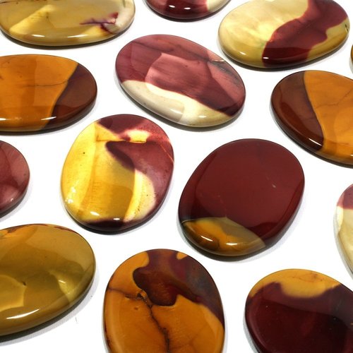 Mookaite palm stones