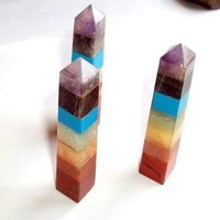 Seven chakra point towers