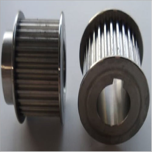 SS Timing Pulley - Alloyed Steel, Customizable Size , Heavy Duty for Industrial Use