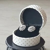 Real Diamond Designer Earrings - Diamond Carat Weight: 1.56 Carat