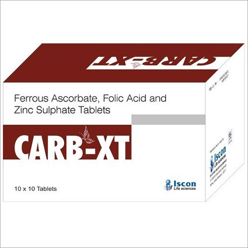 Ferrous Ascorbat Folic Acid Zinc Tab Tablet General Medicines