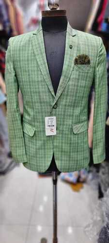 Benz check Blazer Green