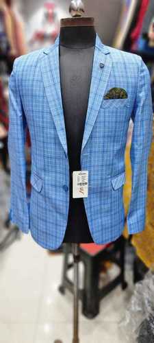 Ben check Blazer Blue