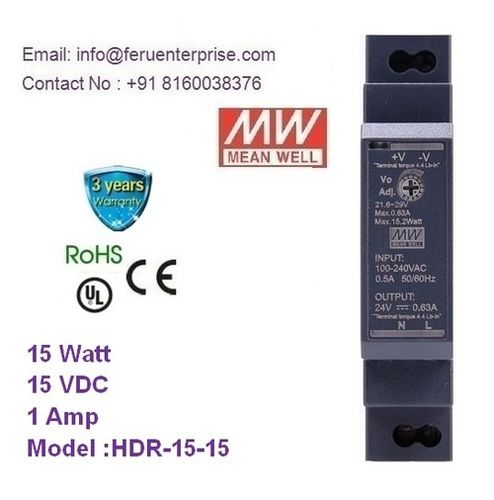 HDR-15-15 MEANWELL SMPS Power Supply